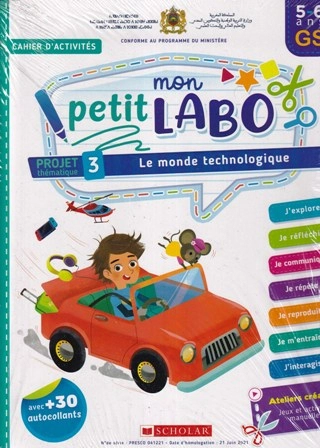 MON PETIT LABO GS 5/6 PROJET 3