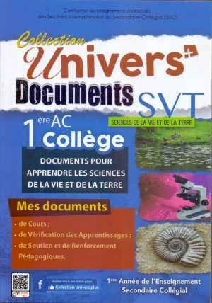 UNIVERS PLUS DOC SVT (1RE ET 2EME SEMESTRE) 1AC