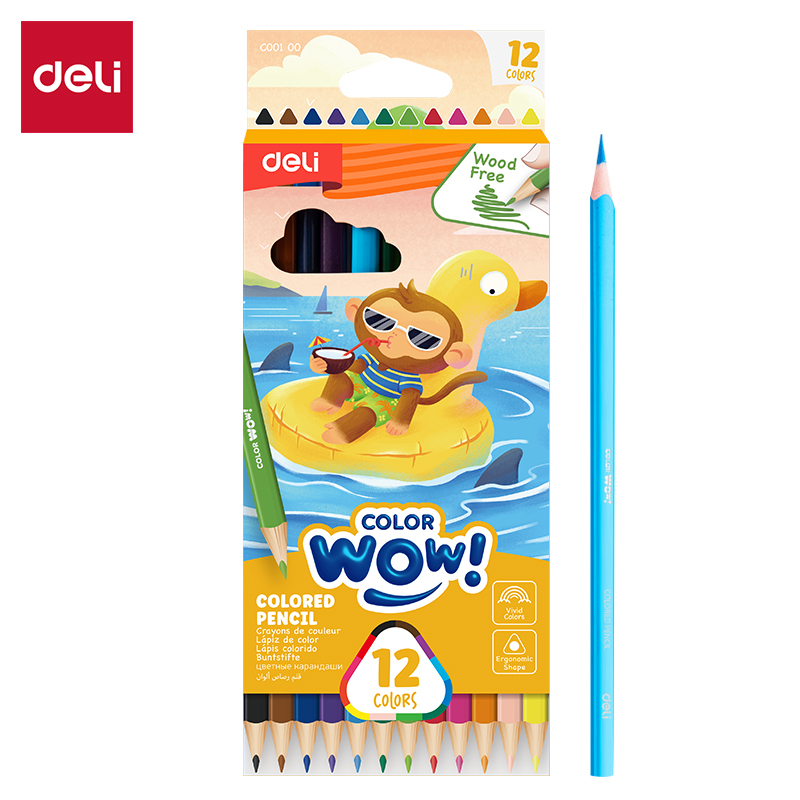 CRAYONS COULEUR EC00100 DELI