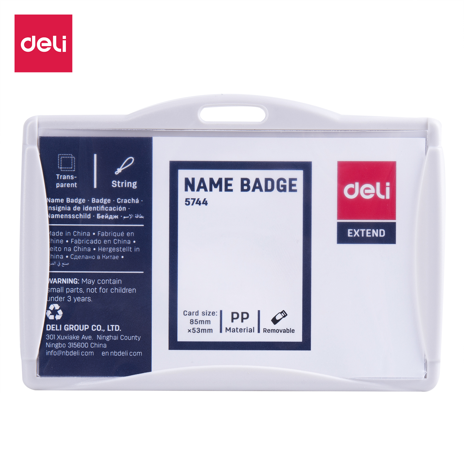 PORTE BADGE A/CORE DELI E5744 G