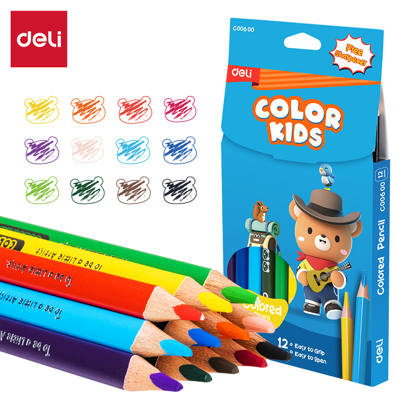 CRAYONS COULEUR EC00600 DELI