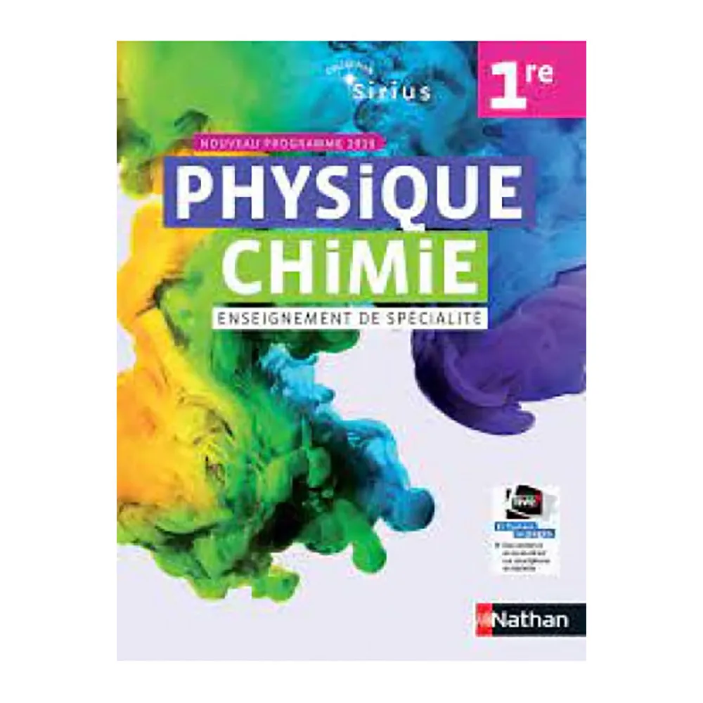PHYSIQUE CHIMIE 1ER PROG 2019